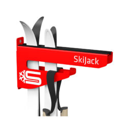 Ski-Wandhalterung – rot